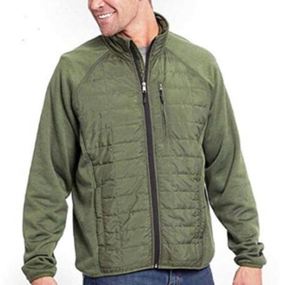 Orvis Other - Orvis Men's Full-Zip Mixed Media Light-Weight Hybrid Jacket in Green~L